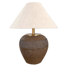Fontana Ceramic & Linen Table Lamp