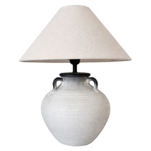 Cairo Ceramic & Linen Table Lamp