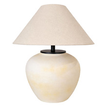 Mason Ceramic & Linen Table Lamp