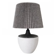 Fleming Ceramic & Linen Table Lamp