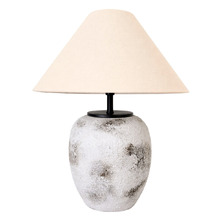 Somers Ceramic & Linen Table Lamp