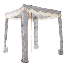 Navy Laurens Stripe Premium Beach Cabana