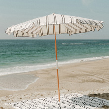 2.3m Amalfi Striped Beach Umbrella