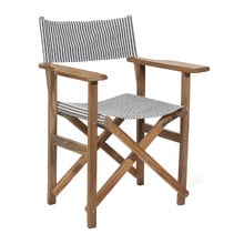 Laurens Striped Outdoor Director's Chair