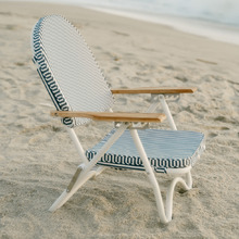 Laurens Stripe Reclining Beach Chair
