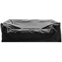 Black Divide Outdoor Sofa Cover