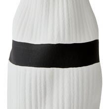 White Striped Ceramic Vase