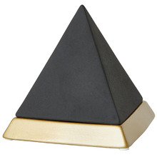 Short Pyramid Resin Ornament