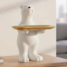 Tundra Polar Bear Decorative Tray