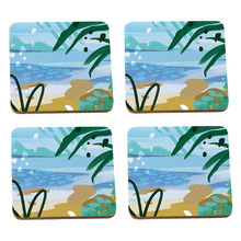 Hamptons Coastal Coasters (Set of 4)