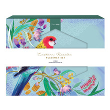 Eastern Rosella Corked Backed Placemats (Set of 4)
