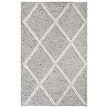 Grey Lincoln Hand-Woven New Zealand Wool-Blend Rug