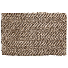 Silver Gerson Hand-Woven Jute Doormat
