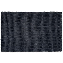 Charcoal Ember Hand-Woven Jute Doormat