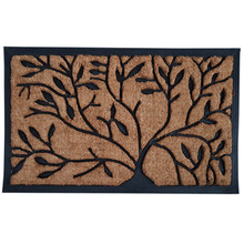 Tree of Life Rubber & Coir Doormat