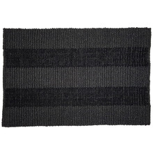 Black All-Weather Non-Slip Doormat