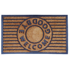 Welcome & Goodbye Rubber & Coir Doormat