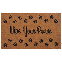 Wipe Your Paws Coir Doormat