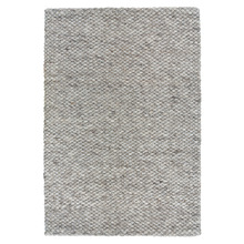 Silver Bogdan Hand-Woven Wool-Blend Rug