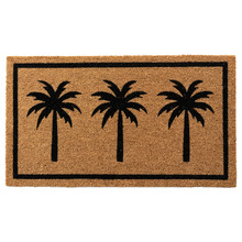 Natural & Black Sabri Coir Doormat