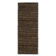 Natural & Black Khulan Hand-Woven Jute & Wool Runner