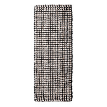 Black Dasoda Hand-Loomed Wool & Jute Runner