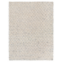 Beige Kadmos Hand-Woven Wool-Blend Rug