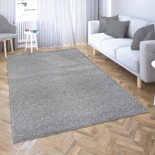 Oatmeal Lieber Hand-Woven Wool-Blend Rug