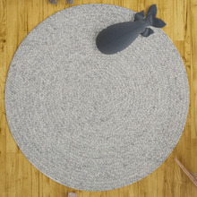 Fossil Audun Braided Wool Round Rug
