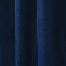 Byron Matte Velvet Blockout Eyelet  Curtains (Set of 2)
