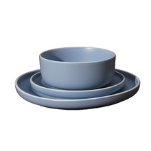 12 Piece Clay Matte Glaze Ceramic Dinner Set