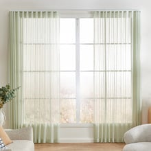 Orion Sheer S-Fold Single Panel Curtain