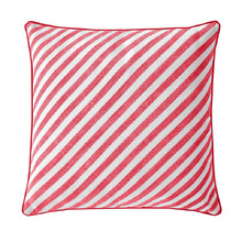 Striped Oscar Faux Linen Cushion
