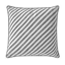 Striped Oscar Faux Linen Cushion