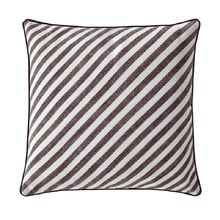 Striped Oscar Faux Linen Cushion