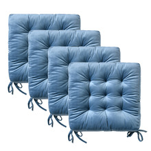 Edith Velvet Seat Cushions (Set of 4)