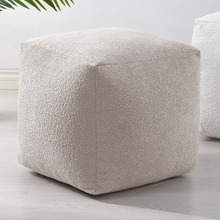 Blake Boucle Pouffe Cover