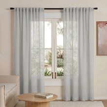 Laurent Sheer Concealed Tab Top Curtains (Set of 2)
