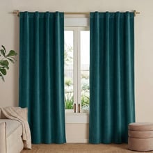 Byron Blockout Concealed Tab Top Curtains (Set of 2)
