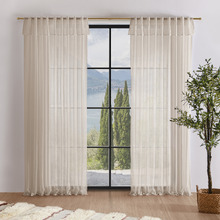 Kiaan Sheer Concealed Tab Top Curtains (Set of 2)