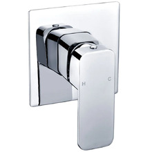 Kompakt Eckig Shower/Bath Wall Mixer