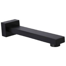 Eckig Matte Black Square Bath Spout