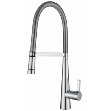 Kettler Chrome Ribbed Kitchen Mixer with LED