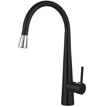 Kettler Matte Black Gooseneck Kitchen Mixer