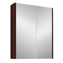 Dustin 600mm Fluted Mirrored Shaving Cabinet with Glass Shelves