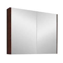 Dustin 900mm Fluted Mirrored Shaving Cabinet with Glass Shelves