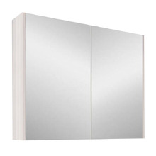 Dustin 900mm Fluted Mirrored Shaving Cabinet with Glass Shelves