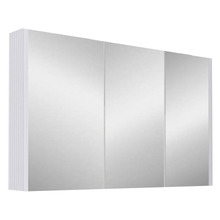 Dustin 1200mm Fluted Mirrored Shaving Cabinet with Glass Shelves