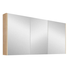 Dustin 1500mm Fluted Mirrored Shaving Cabinet with Glass Shelves