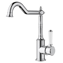 Prime Shepherds Crook Ceramic Handle Kitchen Sink Mixer